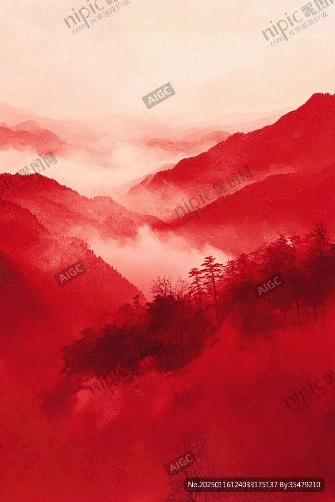 红色大气图