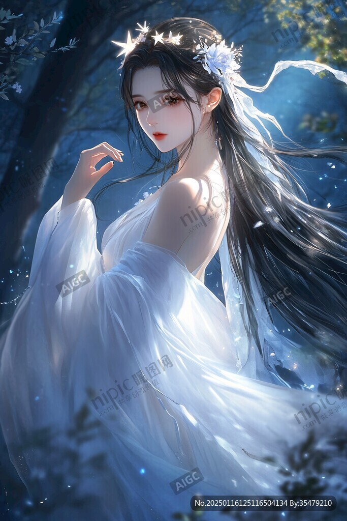 仙气清冷少女壁纸图片