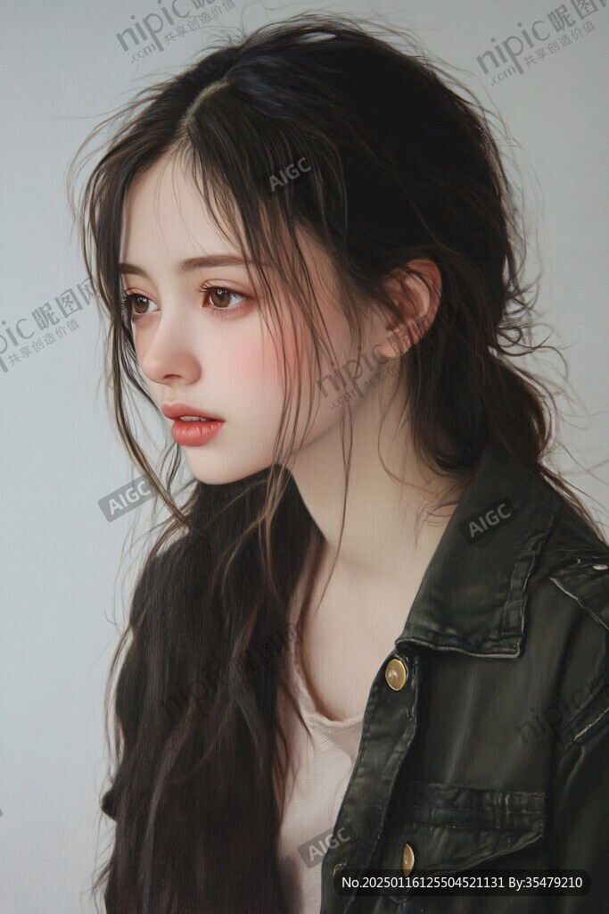 彩铅少女