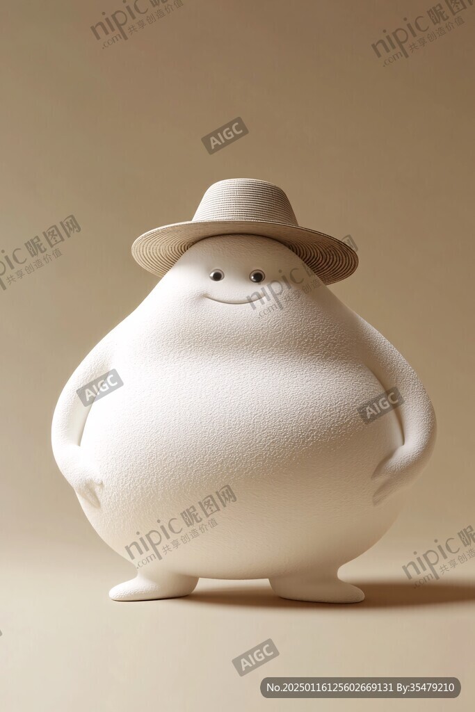 卡通大白食品零食
