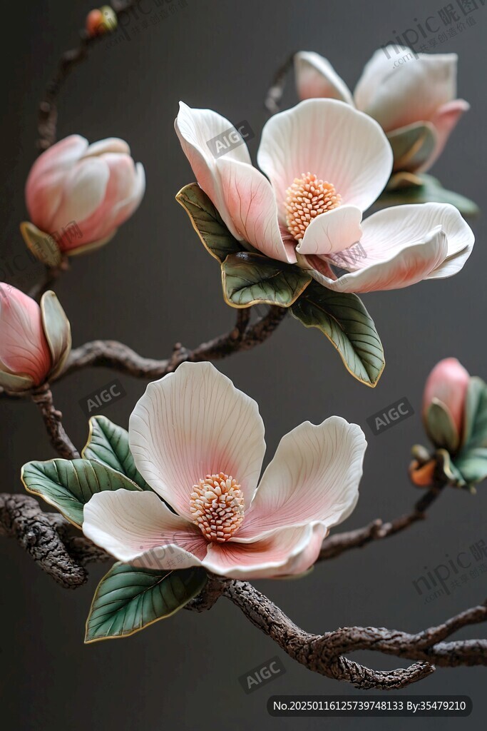 3d立体唯美花卉