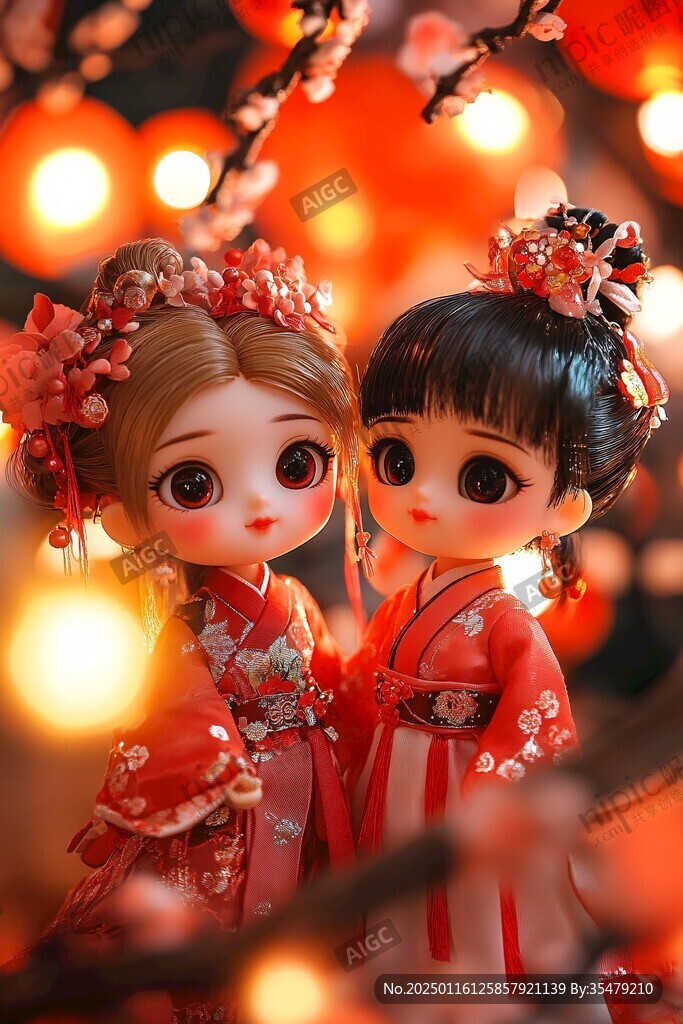 q版婚庆娃娃