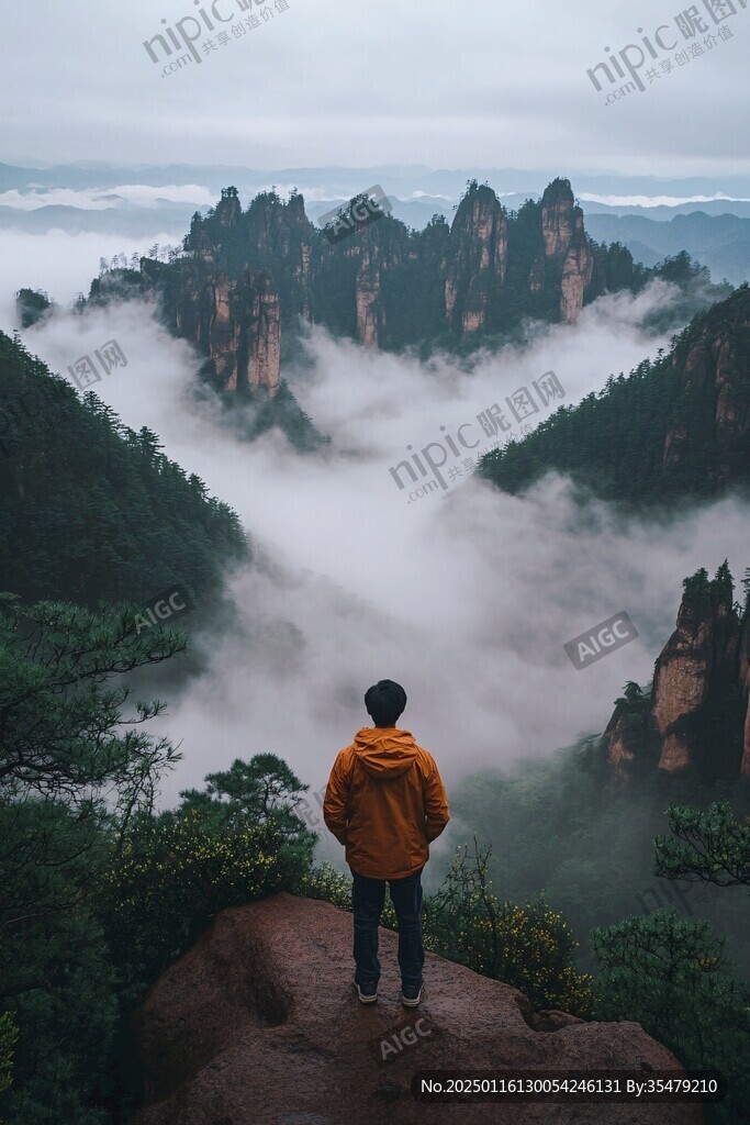 云雾丹霞