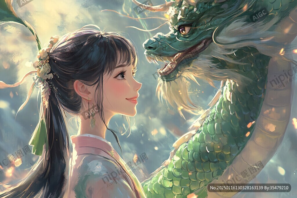 龙年横版插画