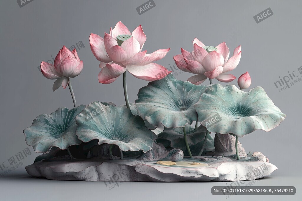 荷花工艺品