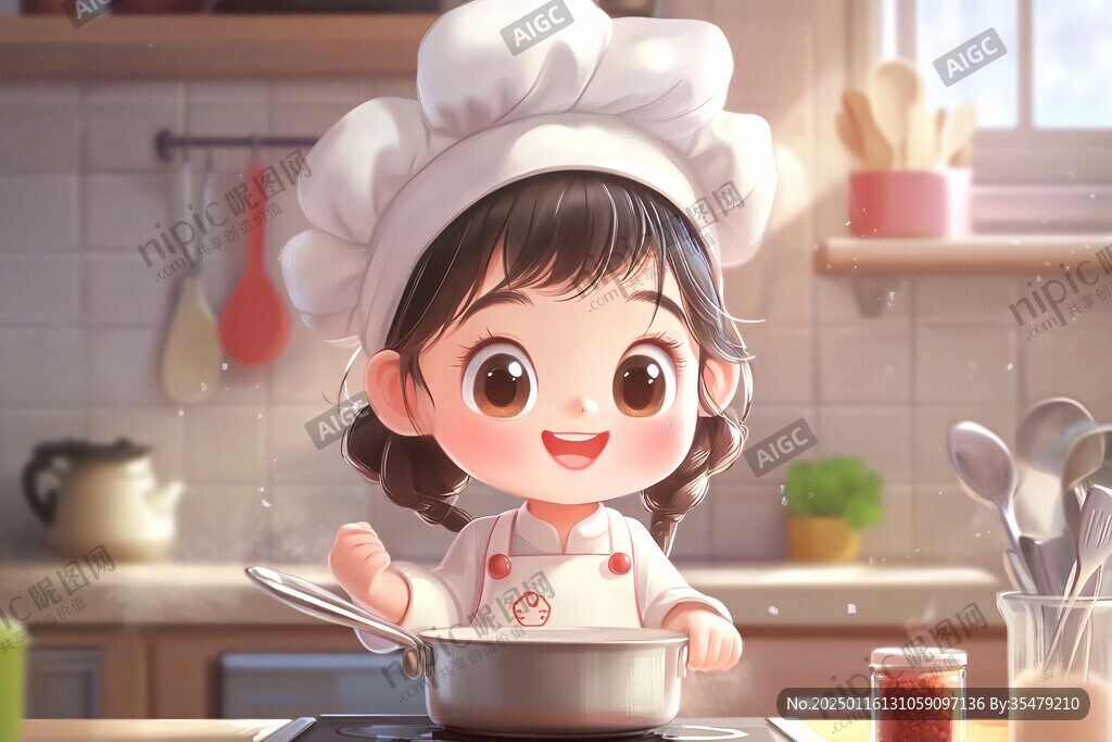 烹饪运营插画