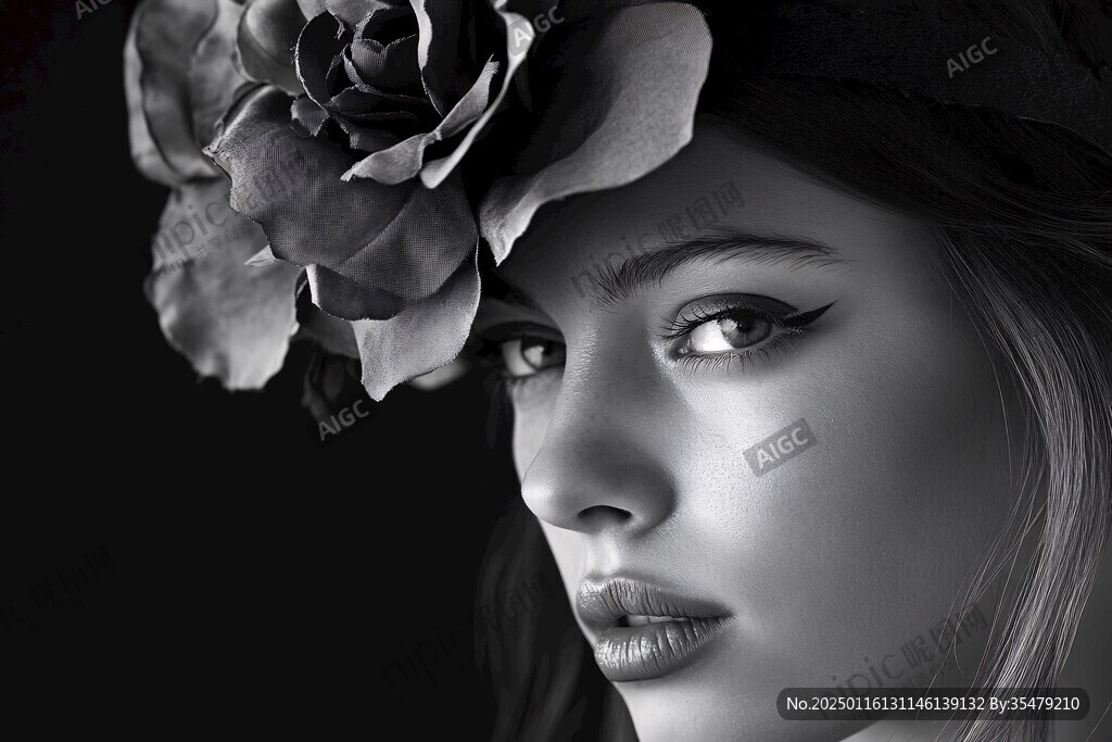 唯美女性人物肖像