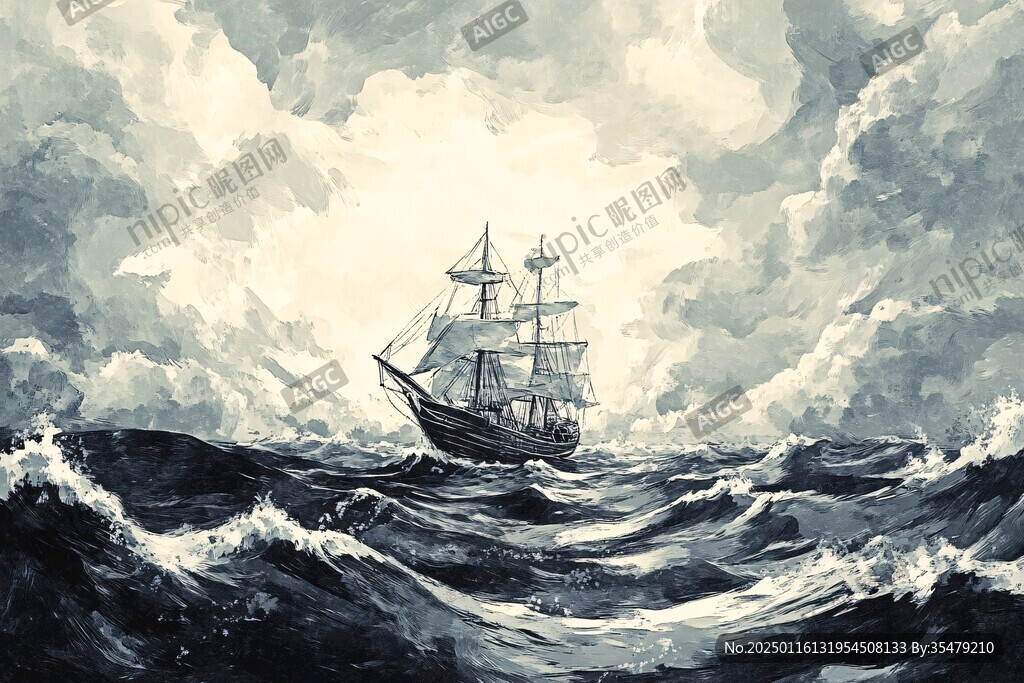 扬帆启航高清画