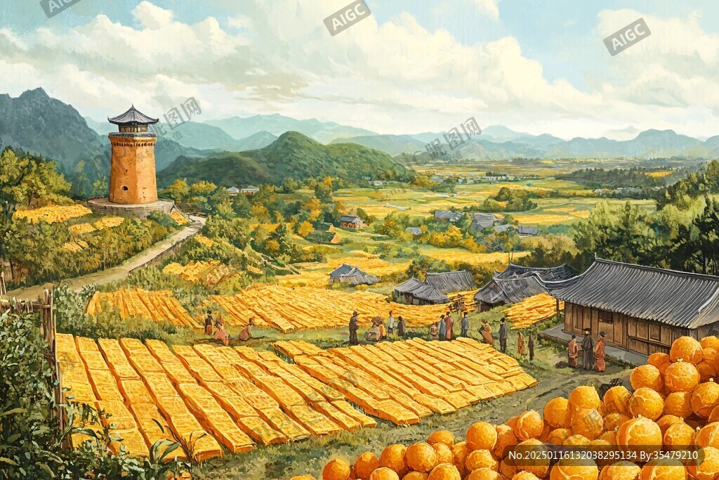 陈皮村插画