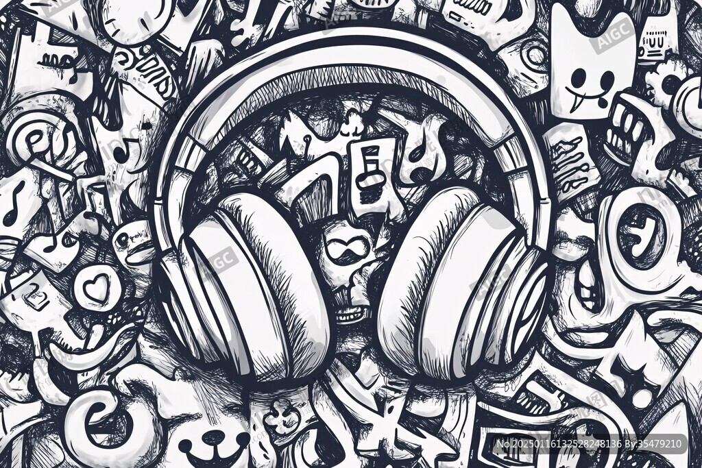 手绘潮流插画