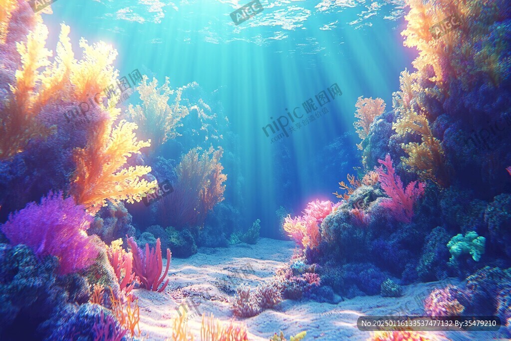 海底世界动画场景