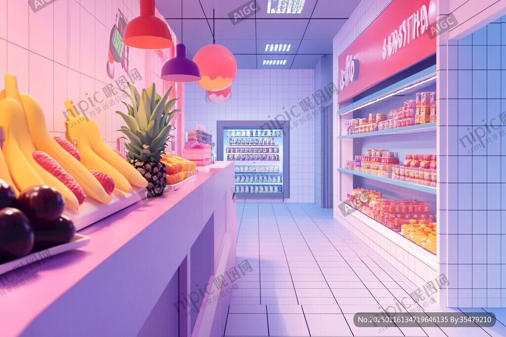 休闲果汁店