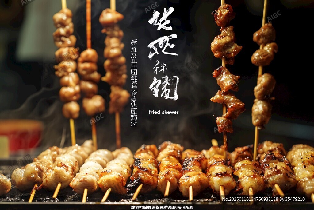 烤面筋宣传