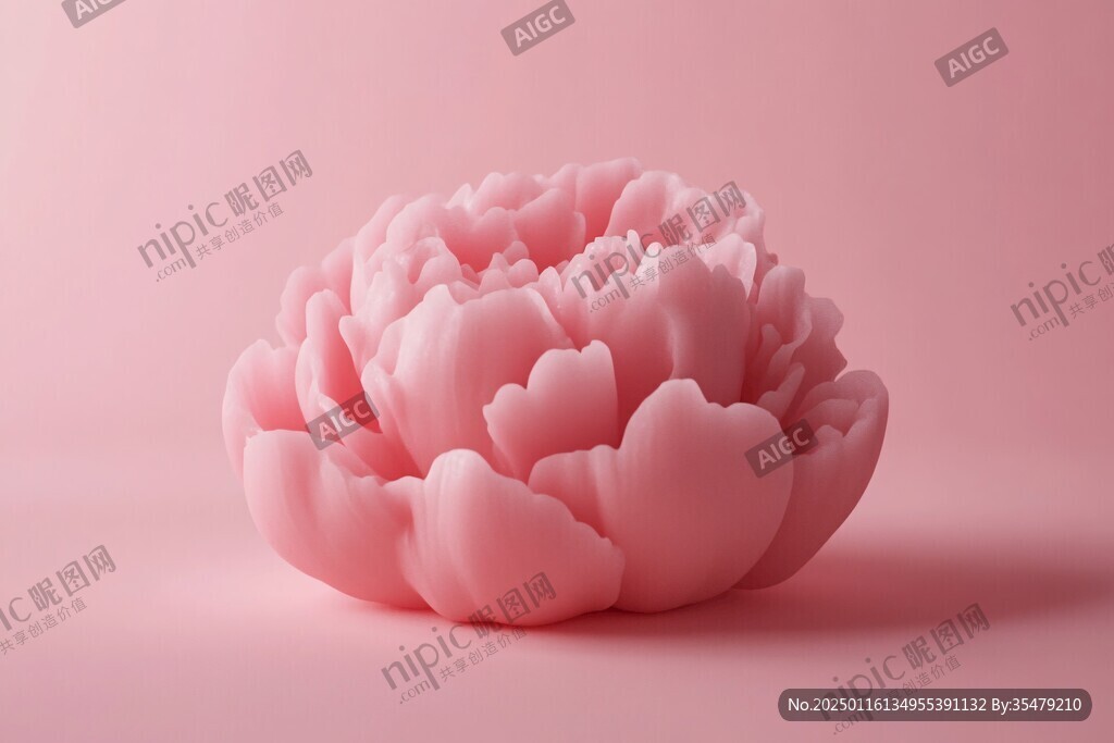 3d膨胀风花朵