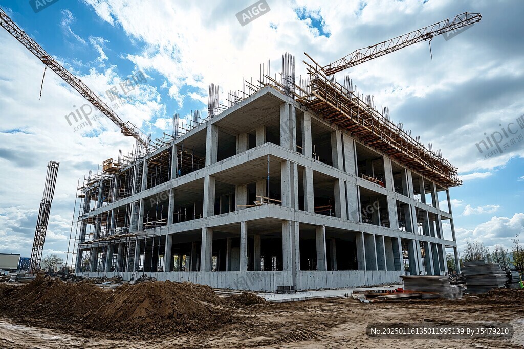 新厂房施工建筑建造
