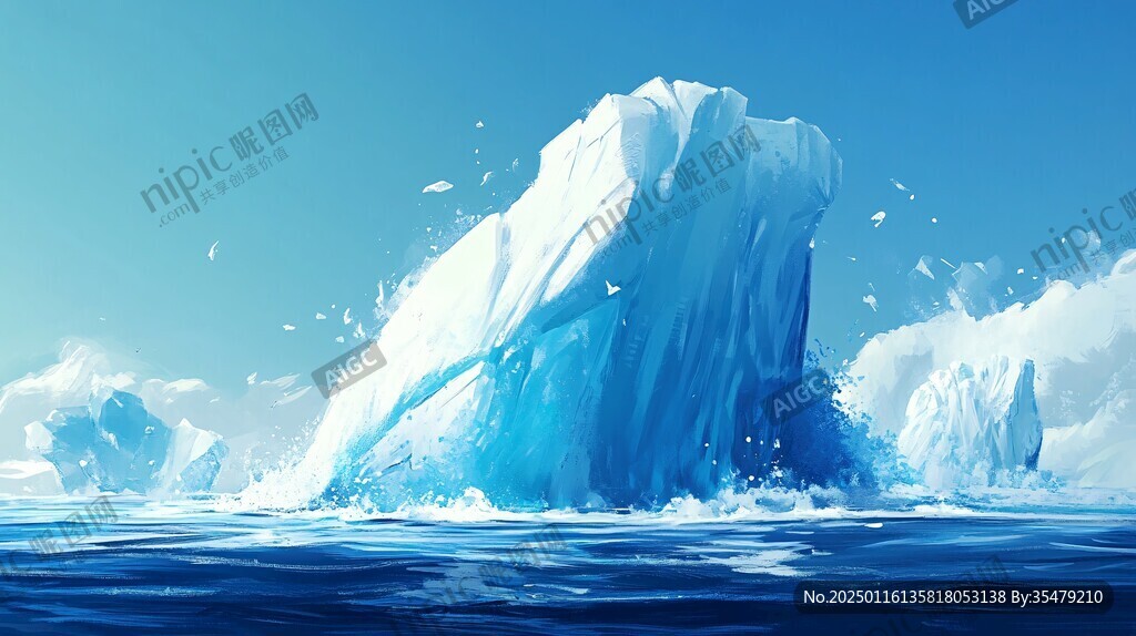 3d冰山