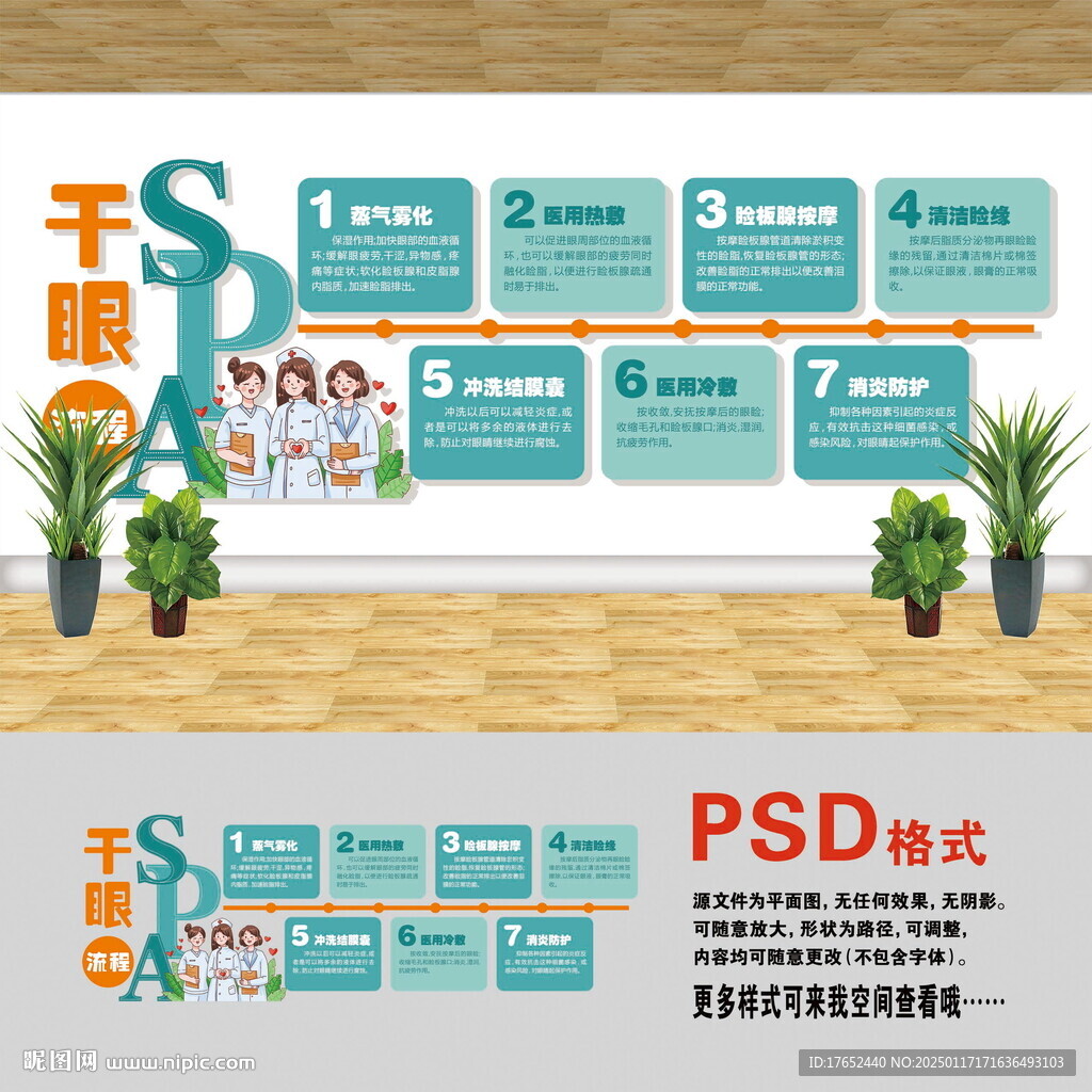 医院文化墙 干眼症