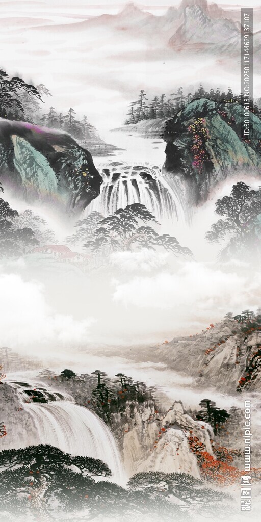 中式 意境高档玄关 TiF分层