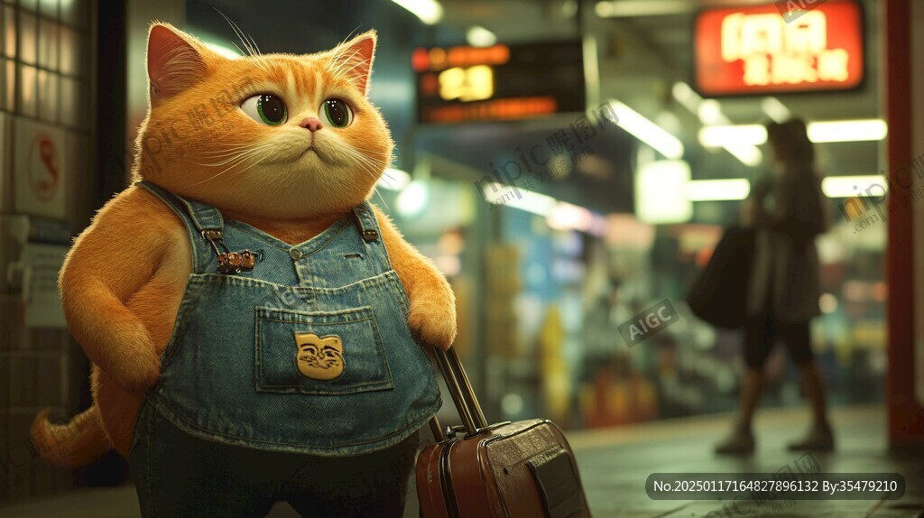 3d卡通猫咪