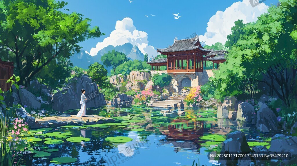 古风人物大场景