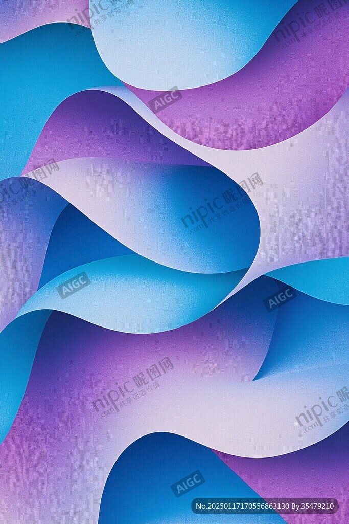 简洁大气拼色曲线纹理