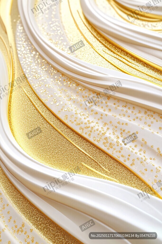 4d金色线条艺术