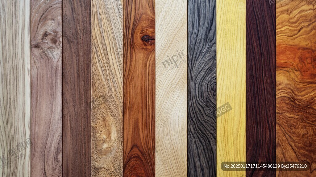 多种颜色木板木材