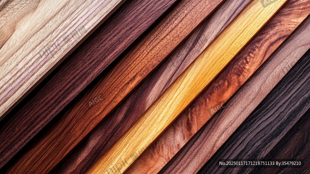 多种颜色木板木材