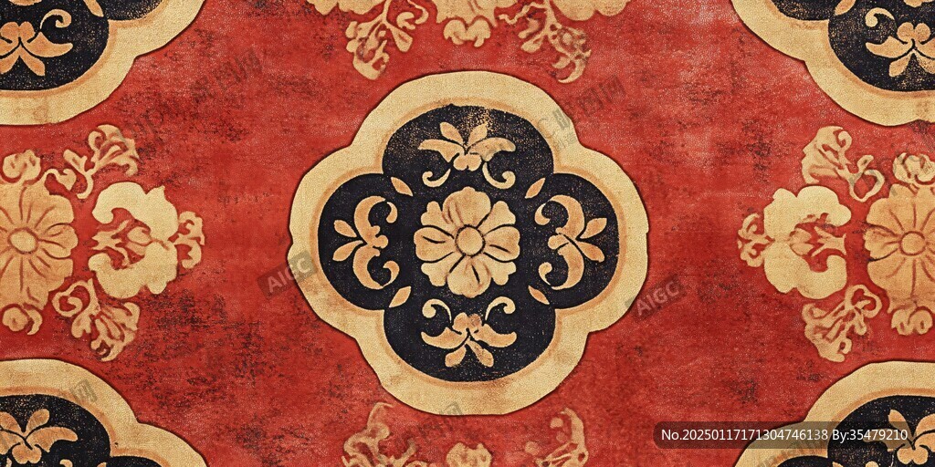蒙古地毯花纹