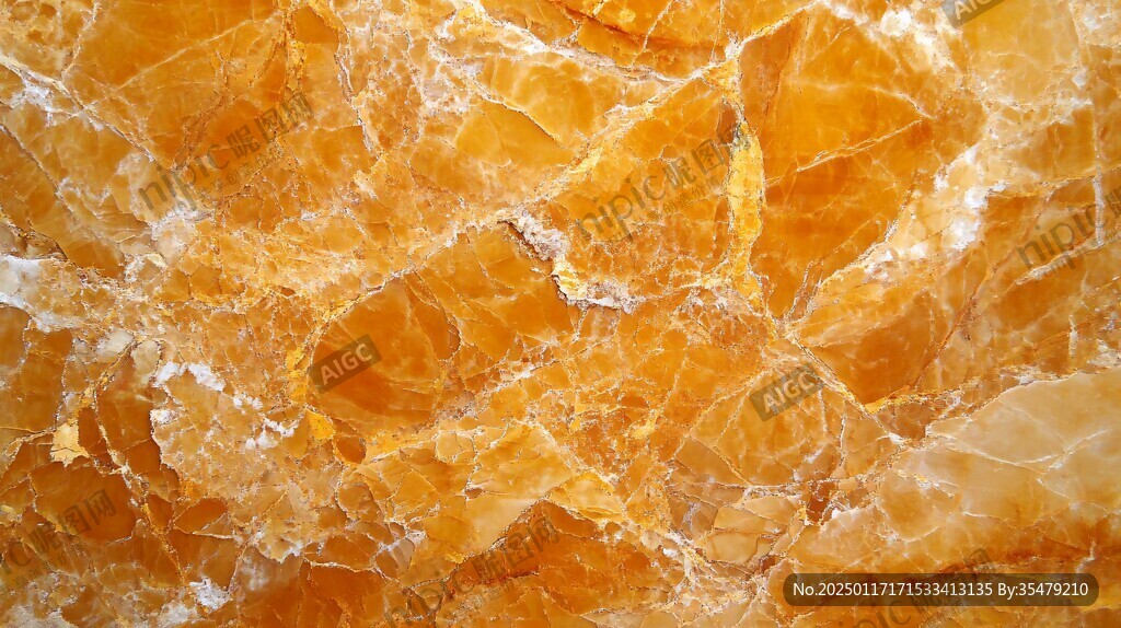 橙色大理石