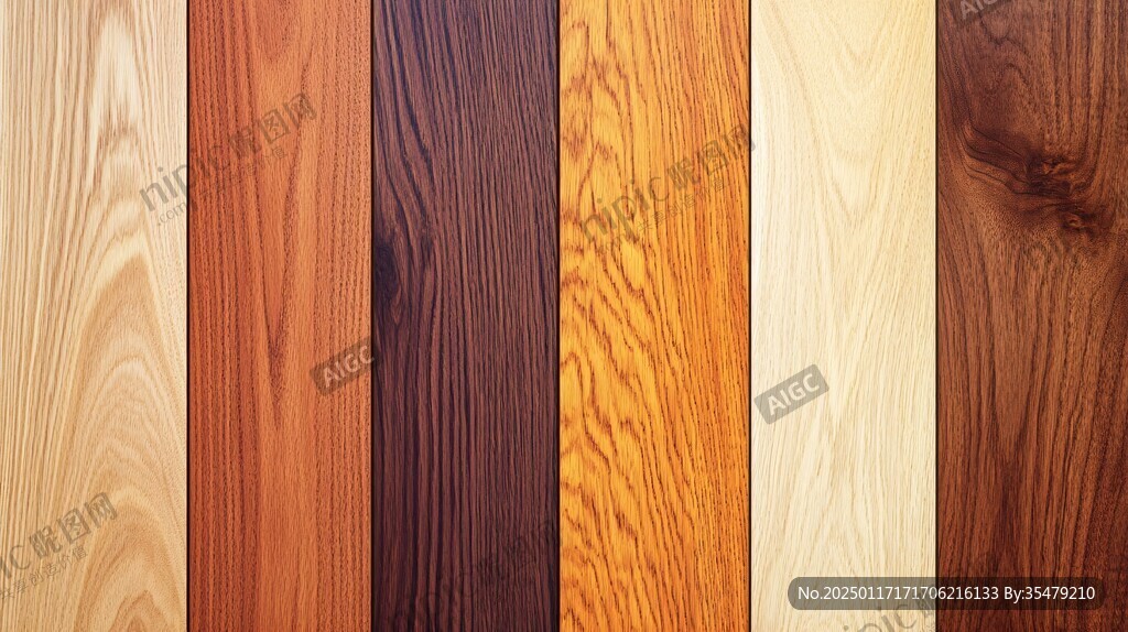 多种颜色木板木材