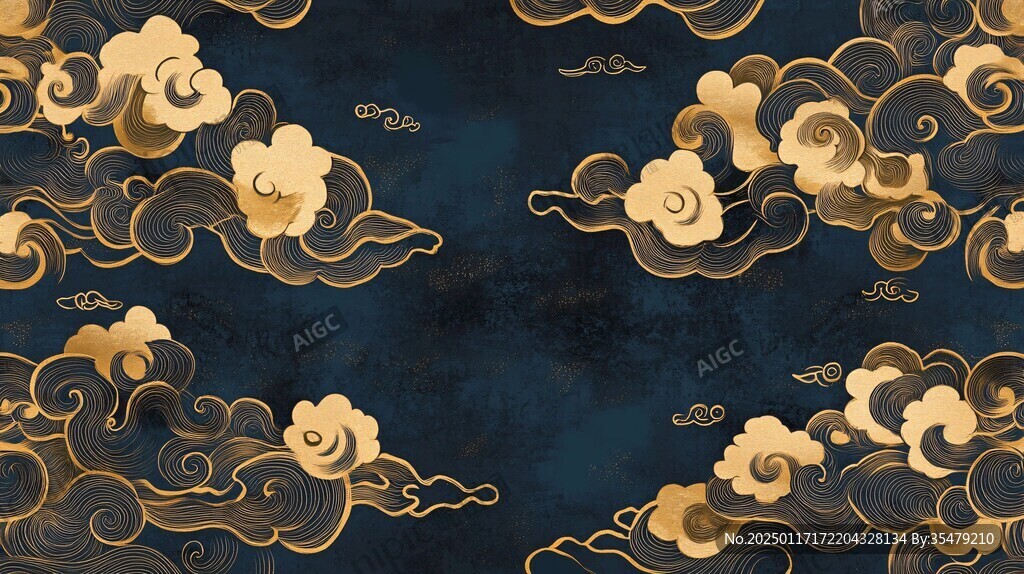 金银云纹