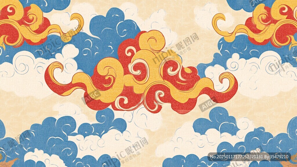 云纹插画