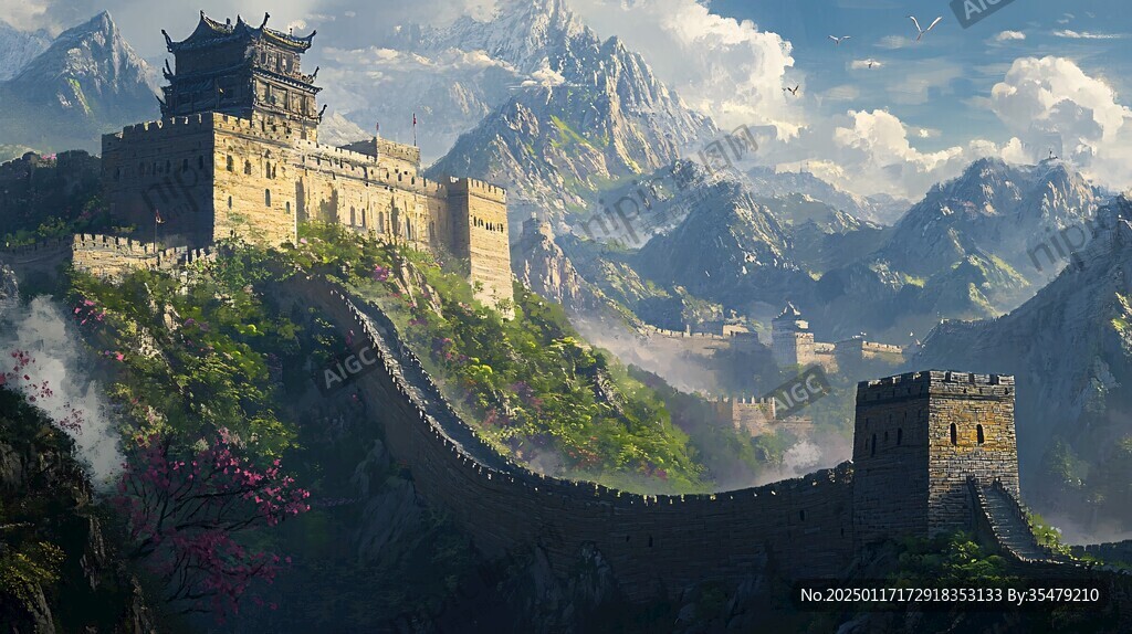 欧美风格长城