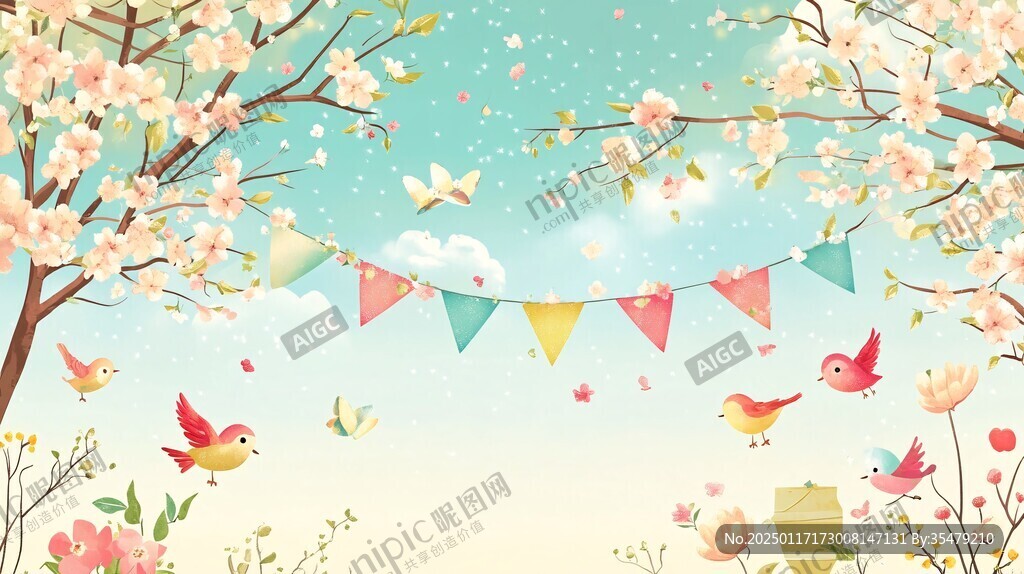 春天banner
