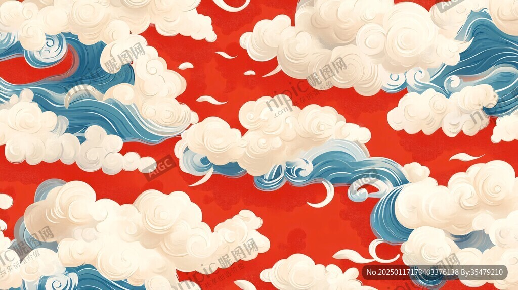 宋代云图高端云纹装饰
