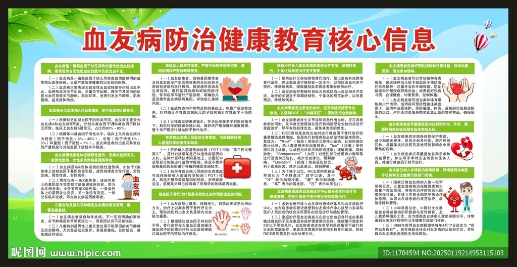 世界血友病日宣传栏