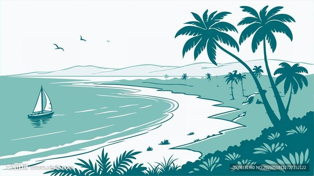海滩