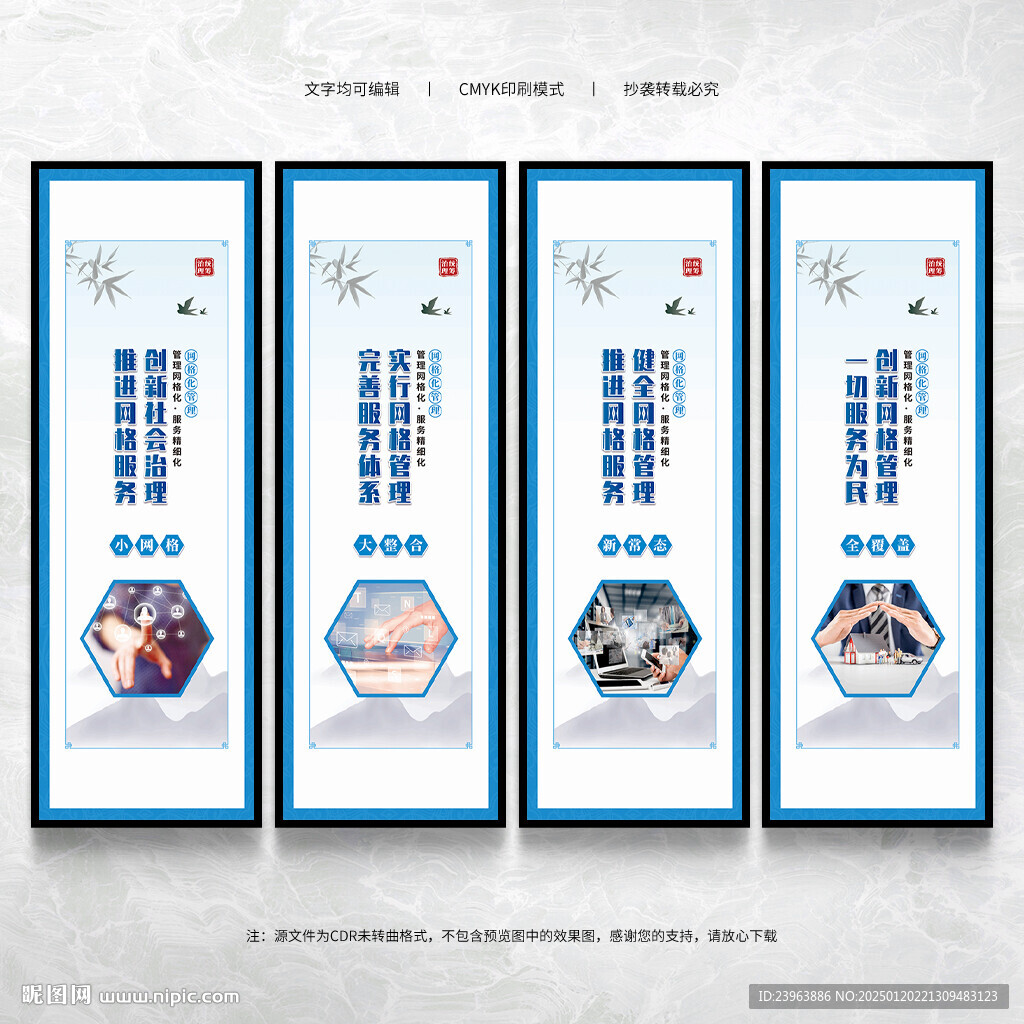 网格化管理展板