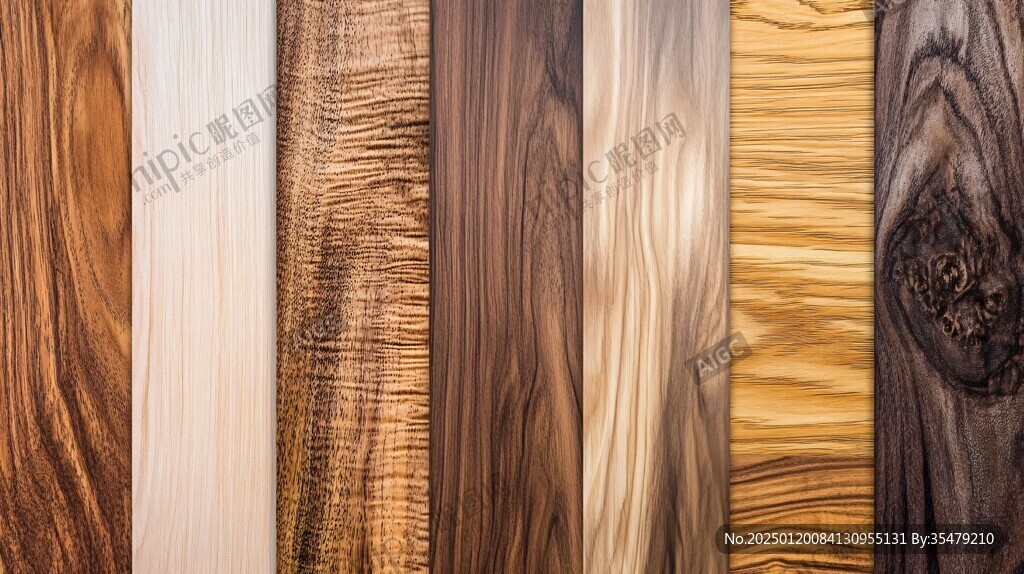 多种颜色木板木材