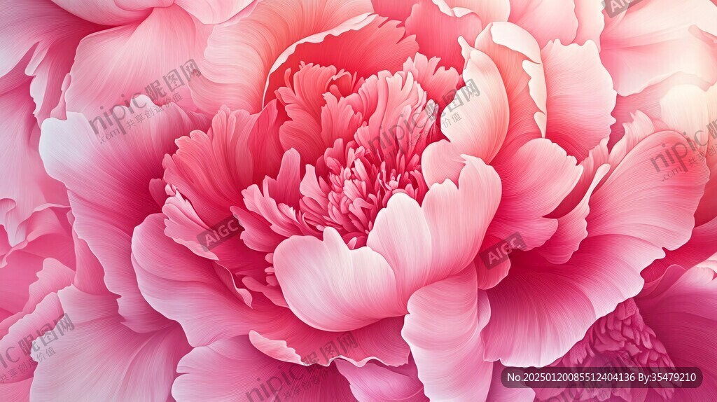 3d牡丹花