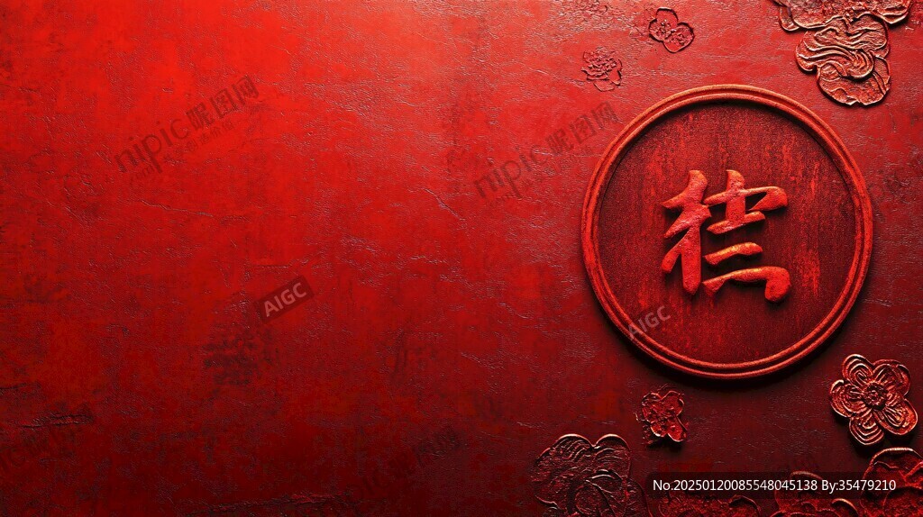礼字背景图