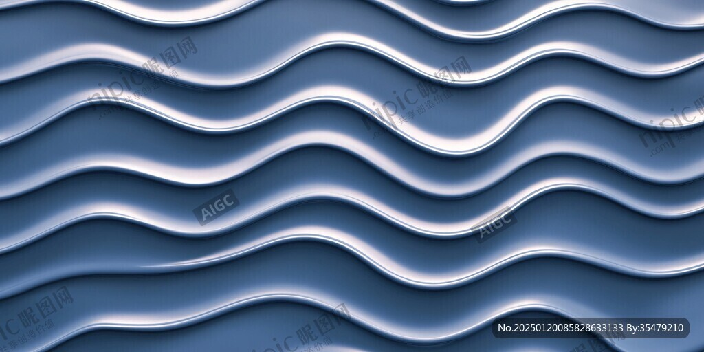 波浪立体纹理