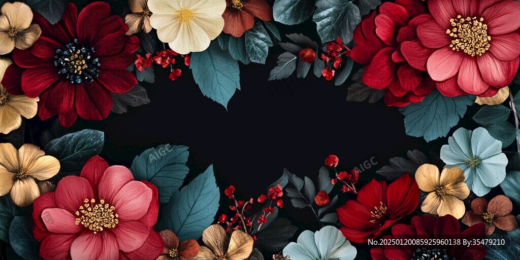 3d立体简约花