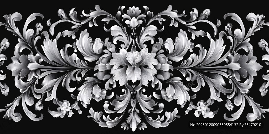 3d欧式花纹底纹