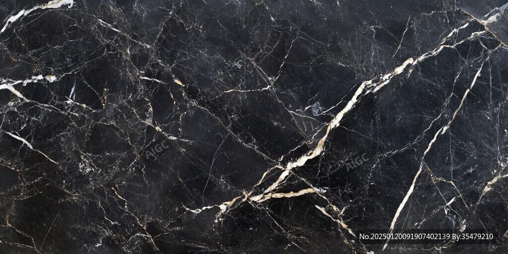 蓝底金线大理石