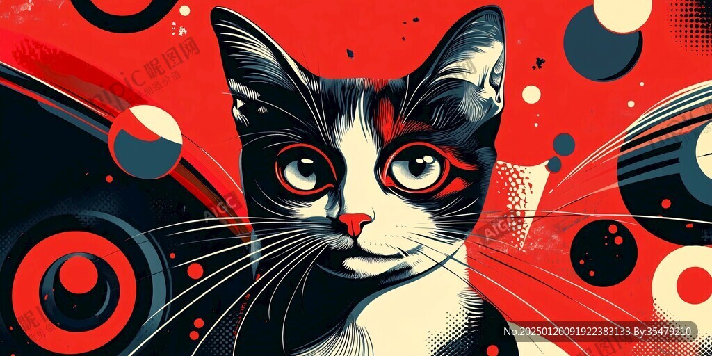 猫咪潮流海报