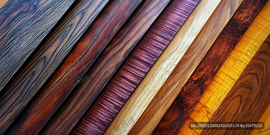 多种颜色木板木材