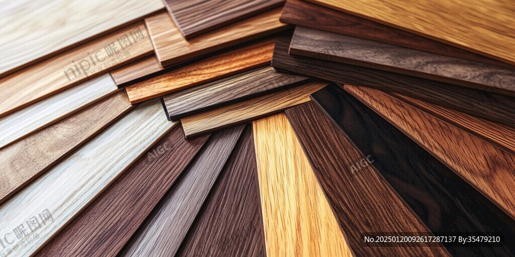 多种颜色木板木材