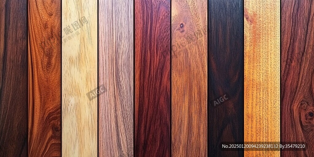多种颜色木板木材